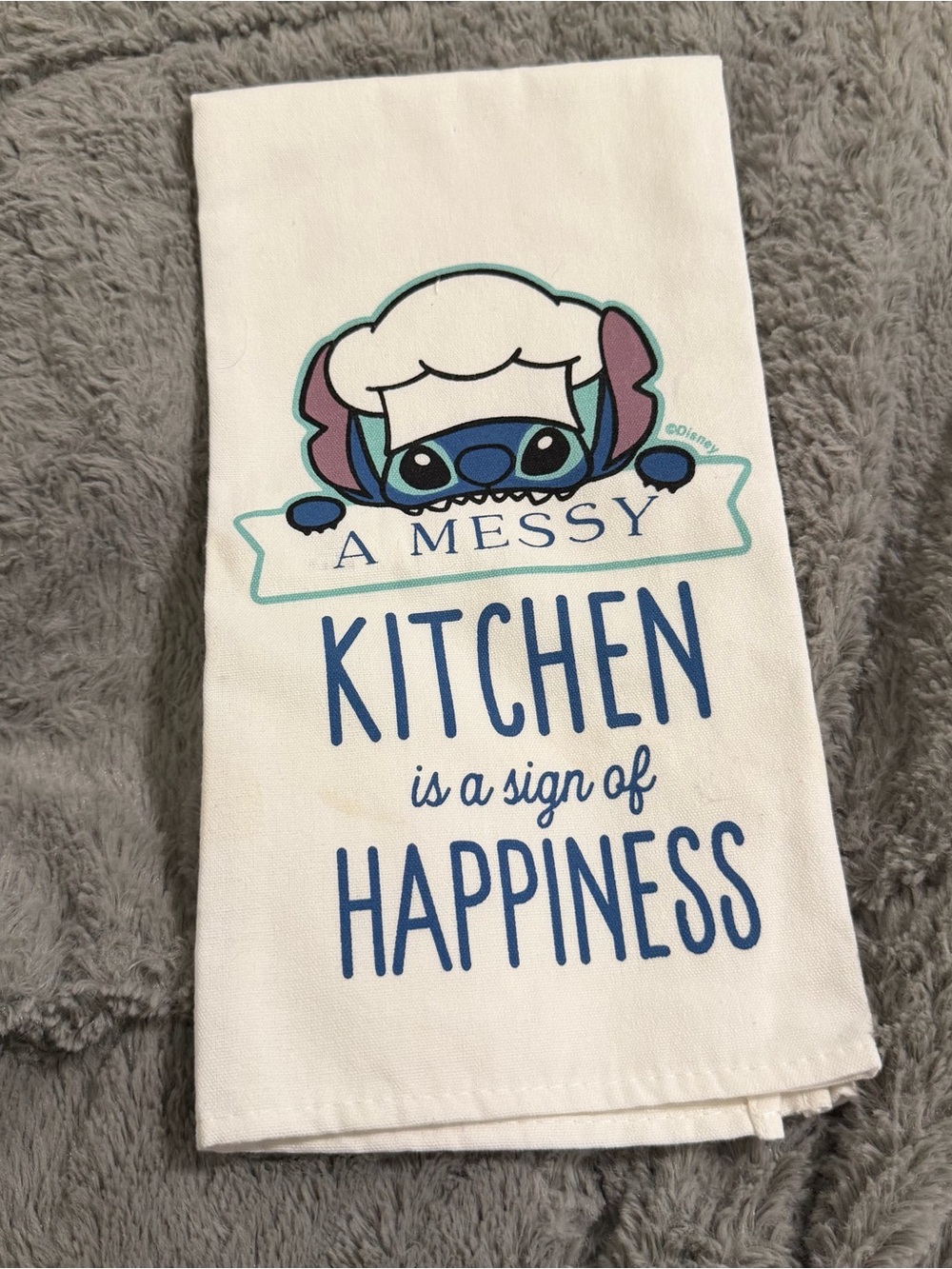 Hobby Lobby White Stitch Kitchen Tea Towel
